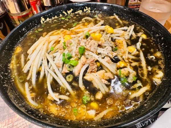 「【限定】黄金の味噌ラーメンBLACK【980円】」@らあめん花月嵐 分倍河原店の写真