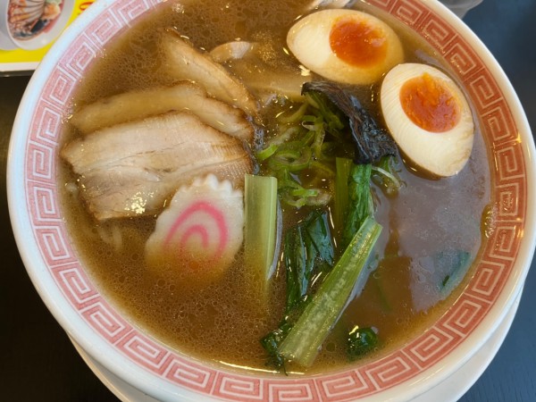 「煮干しらーめん味付玉子」@幸楽苑 川崎千年店の写真