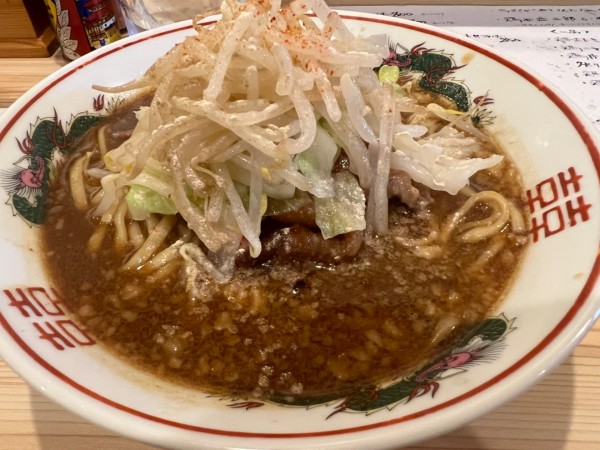 「【期間限定】鶏谷式二郎らーめん（950円）」@麺処 鶏谷の写真