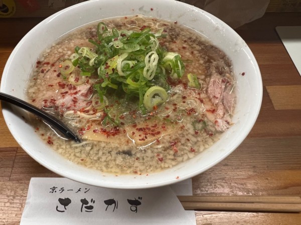 「特製ラーメン(1100円)」@ラーメン さだかず 祇園本店の写真