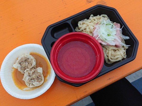 「【セキレイ】鯛出汁わさびクリーミーつけ麺」@大つけ麺博 Presents 日本ラーメン大百科の写真