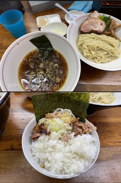 「つけ麺、肉飯」@らぁめん 夢の写真