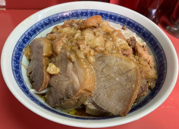 「小豚汁なし麺半分アブラ+つけ味変更」@ラーメン二郎 桜台駅前店の写真