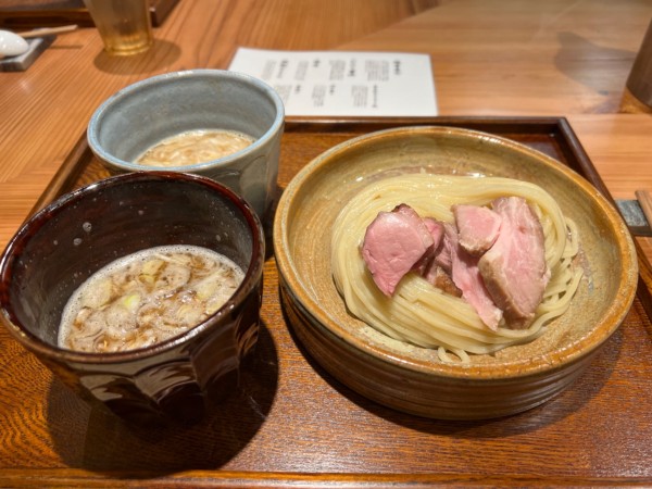 「つけ汁2種つけ麺」@あいだやの写真