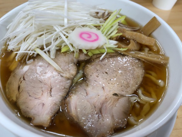 「佐野ラーメン醤油700円+白髪ネギ100円」@青竹手打佐野らーめん 和龍の写真