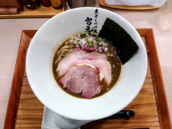 「濃厚煮干しそば」@煮干しつけ麺 宮元の写真