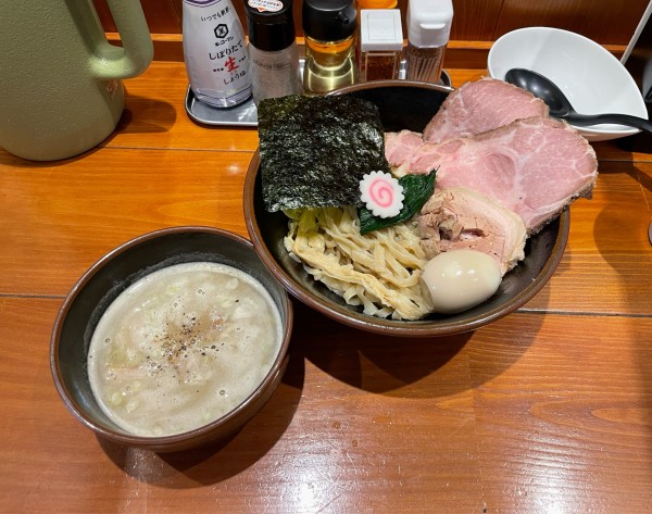 「特製つけ麺（塩&ピロ麺ver）」@麺屋 真心の写真