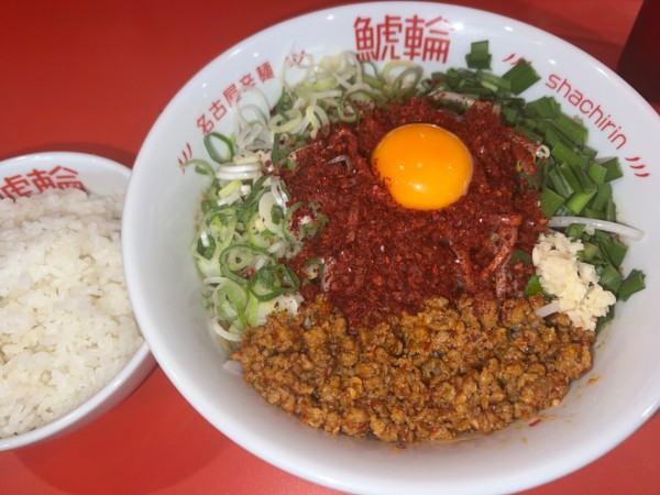 「旨辛赤まぜそば+ランチライス(950+0円)」@辛麺屋 鯱輪 京都今出川店の写真