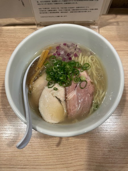 「はまぐり麺　塩(950円)」@中華そば みかわの写真