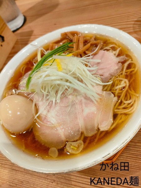 「KANEDA麺(細麺)」@かね田の写真