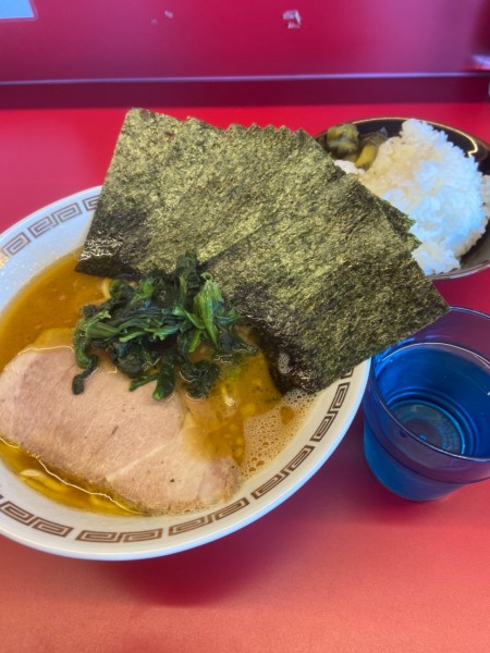 「ラーメン並＋海苔＋ご飯」@家系ラーメン 佐々喜家の写真