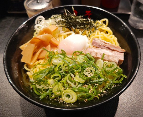 「油そばW盛り+Aトッピング」@東京油組総本店 錦糸町組の写真