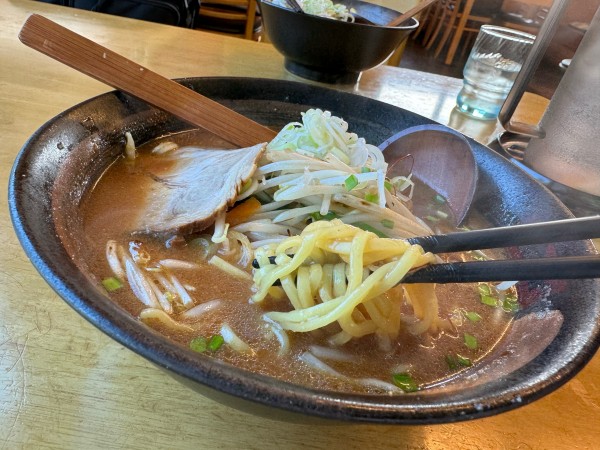 「味噌らーめん850円」@めんや 志道の写真