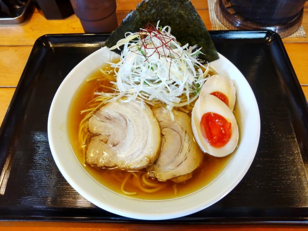 「中華そば＋煮玉子」@ときわ亭の写真