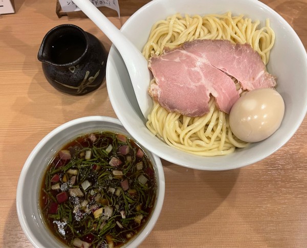 「とろ玉つけ麺大盛」@麺亭しま田の写真