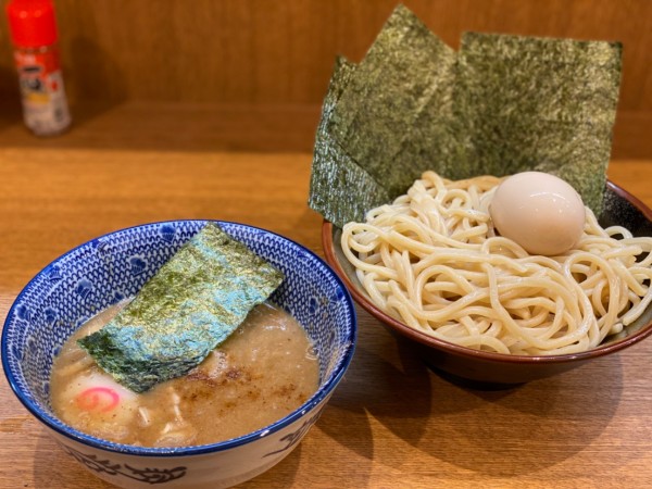 「つけめん並¥950。限定トッピング(ノリ・味玉)¥50。」@つけめん さく間の写真