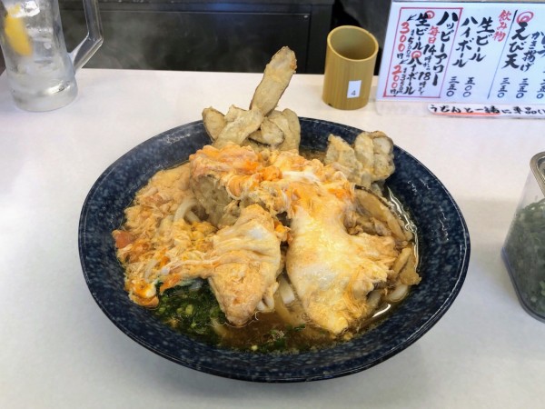 「ごぼうかき揚げとじ」@天たまや 祖師ヶ谷大蔵店の写真