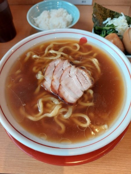 「特製中華そば＋ちょいごはん」@中華そば はし本の写真