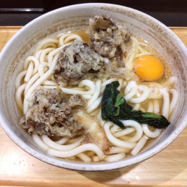 「【季節限定】舞茸天（￥570）＋玉子（￥60）」@小諸そば 八重洲店の写真