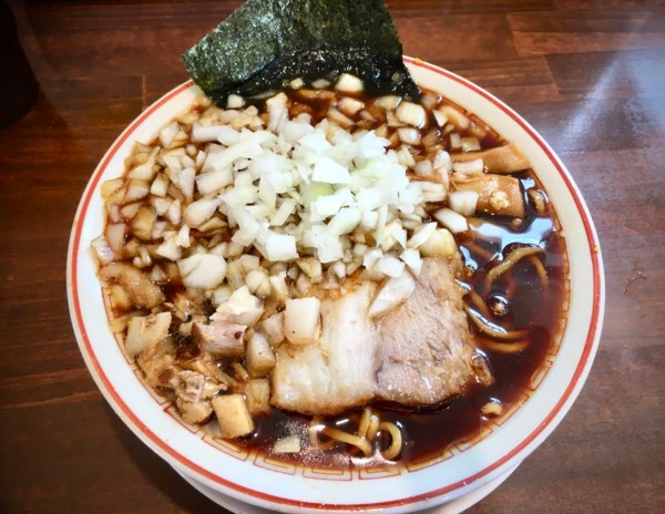 「らーめん+玉ねぎ( 900+100¥)」@柏 濃麺や 39名の写真