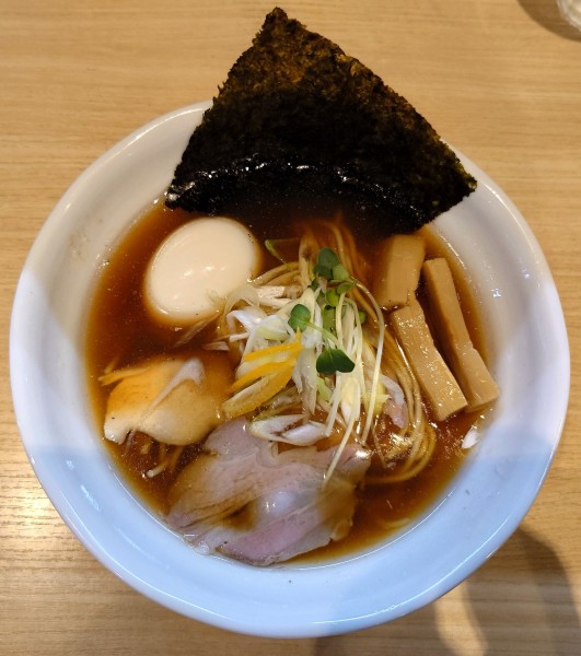 「味玉中華そば(黒)980円」@麺処 しかての写真