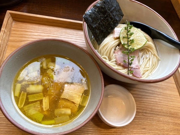 「昆布水つけ麺 850円」@KUMAGAYA RAMEN STANDの写真