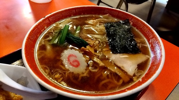 「ワンタンメン（８００円）」@中華料理 幸楽の写真