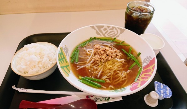 「台湾ラーメン  ライス  ソフトドリンク」@中国料理 花梨の写真