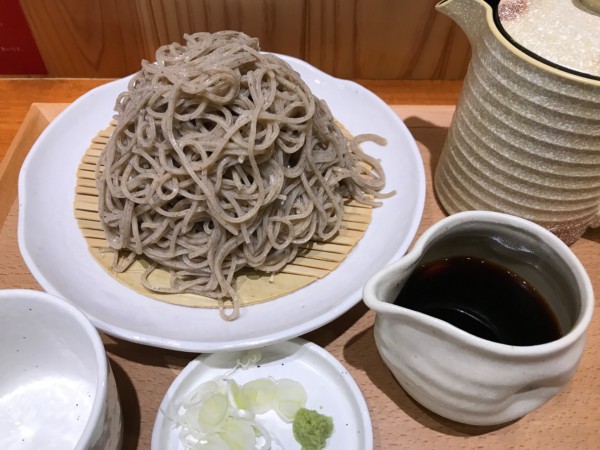 「朝もりそば700円  大盛+200円」@信州十割そば てんの写真