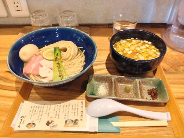 「特製昆布水つけ麺塩 大盛」@つけ麺 らぁ麺 やまこうの写真