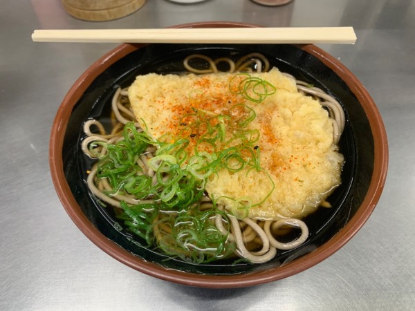 「天ぷらそば 340円」@錦そばの写真