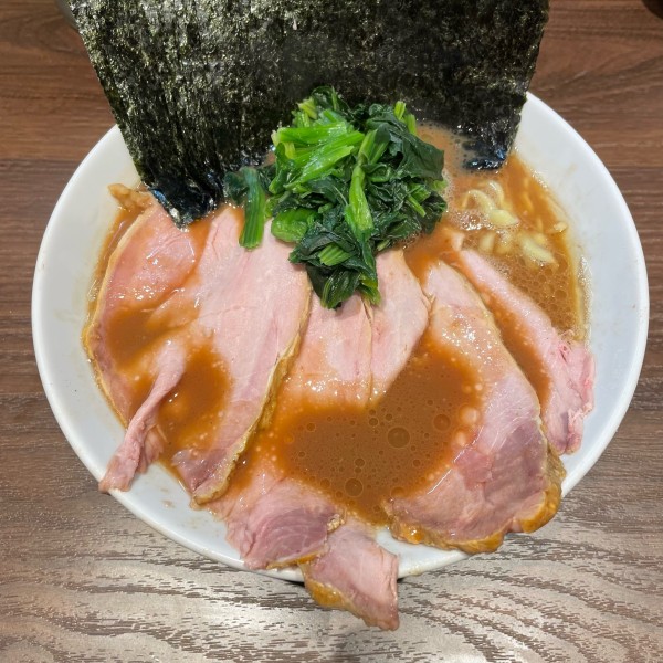 「チャーシュー麺」@横浜家系らーめん 輝道家 水道橋駅前店の写真