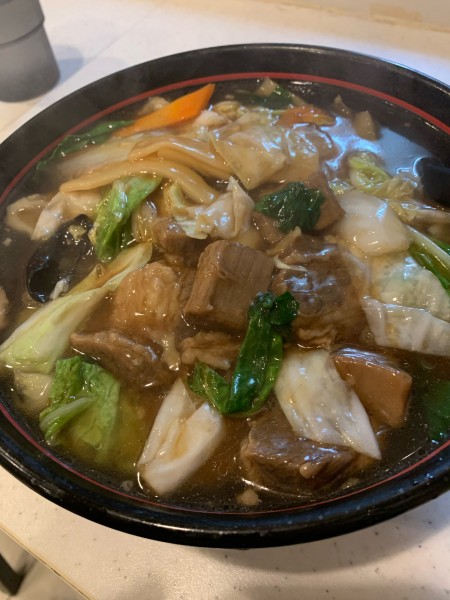 「牛ばら肉入りラーメン」@中華料理 福来園の写真