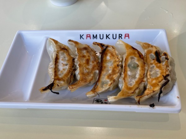 「餃子セット　￥１０９０」@どうとんぼり神座 香芝SA店の写真