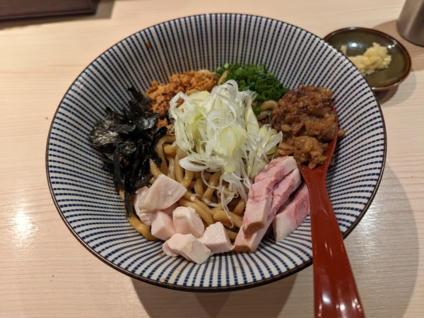 「みたらし醤油の油ソバ、追い飯セット」@長男、もんたいちおの写真