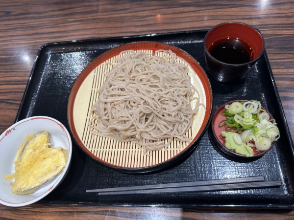 「もりそば（並盛・180g）550円」@そば三昧 高崎店の写真
