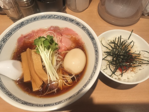 「特製中華そば」@中華そば ます田の写真