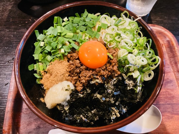 「台湾まぜそば 特盛(追い飯付き)」@つけ麺屋 しずく 夢の写真