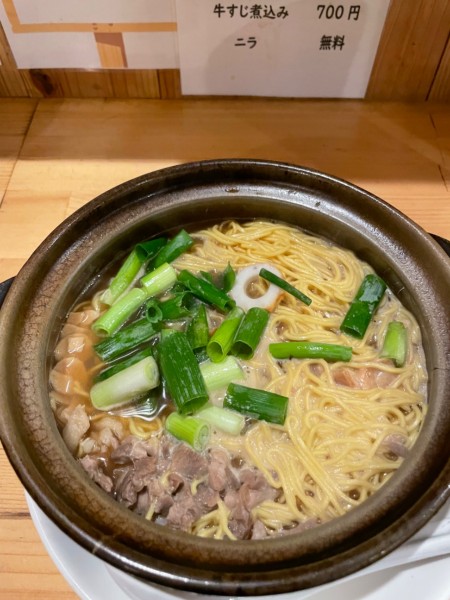 「焦がしにんにくラーメン」@鍋焼きラーメン 谷口食堂の写真