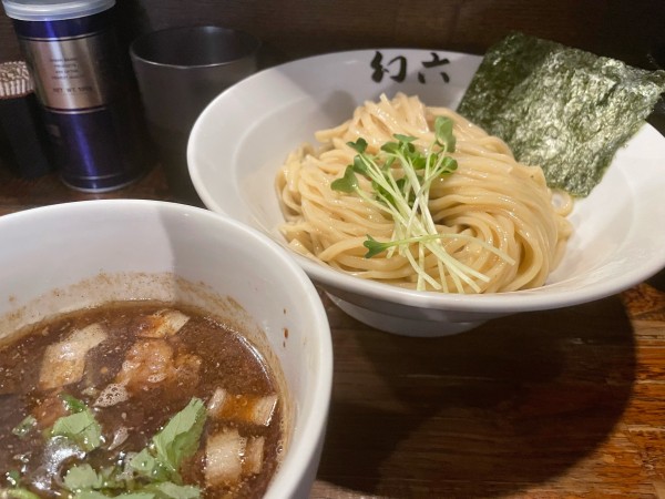 「醤油つけそば」@中華そば 幻六の写真