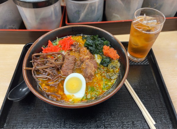 「とんすじ麺」@博多らぁめん ふくちゃん 千葉幸町店の写真