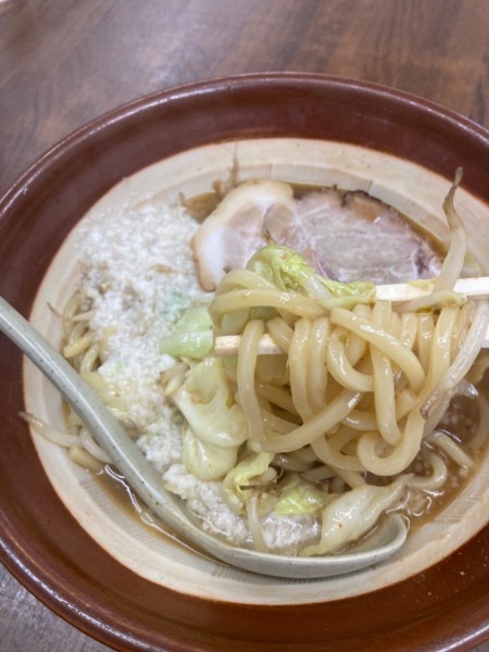 「特製味噌ラーメン950＋背脂0円」@ラーメン 東横 笹口店の写真