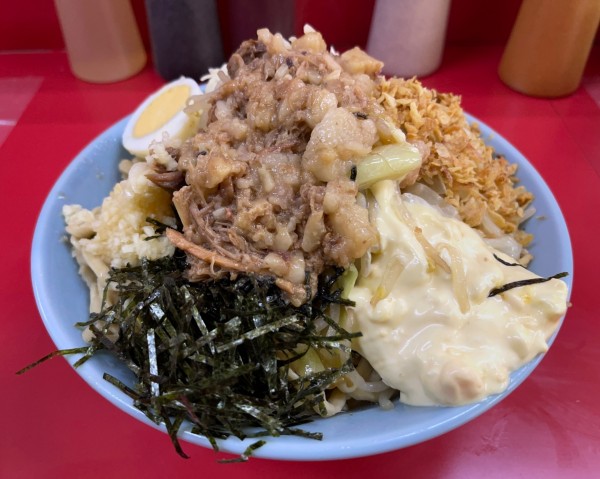 「極塩まぜそば」@ラーメン富士丸 東浦和店の写真