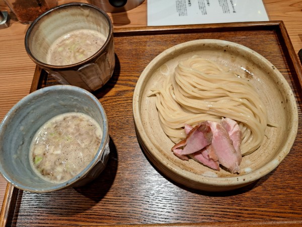 「つけ汁二種つけめん」@あいだやの写真