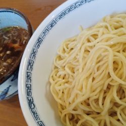 しょう油つけそば、大盛り