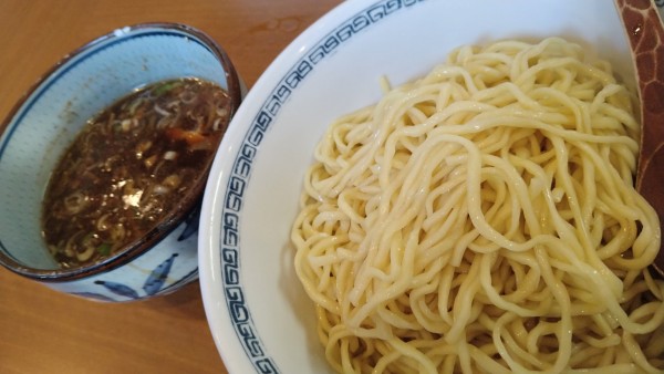 「しょう油つけそば、大盛り」@中華そば ばんやの写真