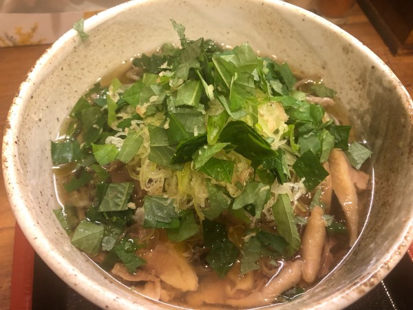 「冷たい山椒肉そば」@肉そば家 笑梟の写真