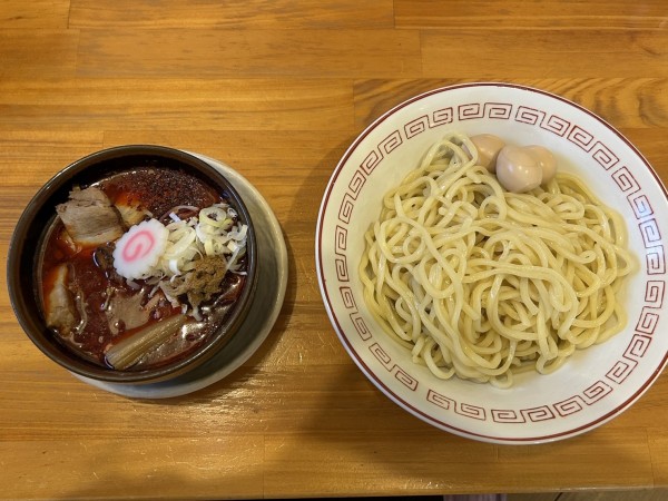 「辛つけめんうずら」@泪橋 溝の口店の写真