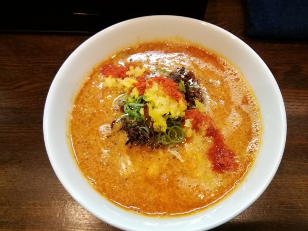 「(冬季限定)柚子入り担々麺(1400円)」@yagu-noodleの写真