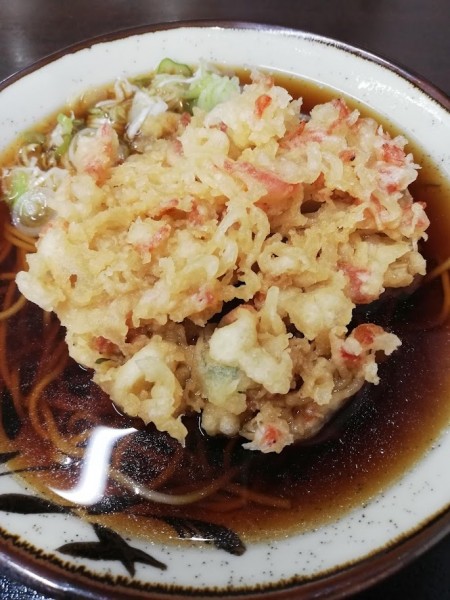 「かきあげそば」@そばよし 京橋店の写真